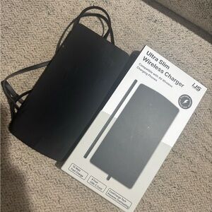 IJS Ultra Slim Wireless Charger, Up to 15W Max Fast Charging Pad, Qi-Certifie...